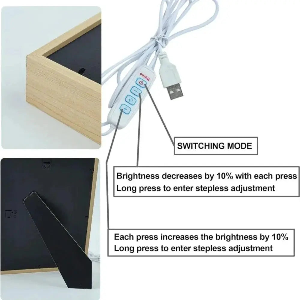 Hatsune Miku Gengar LED Anime Night Light Decor Lamp