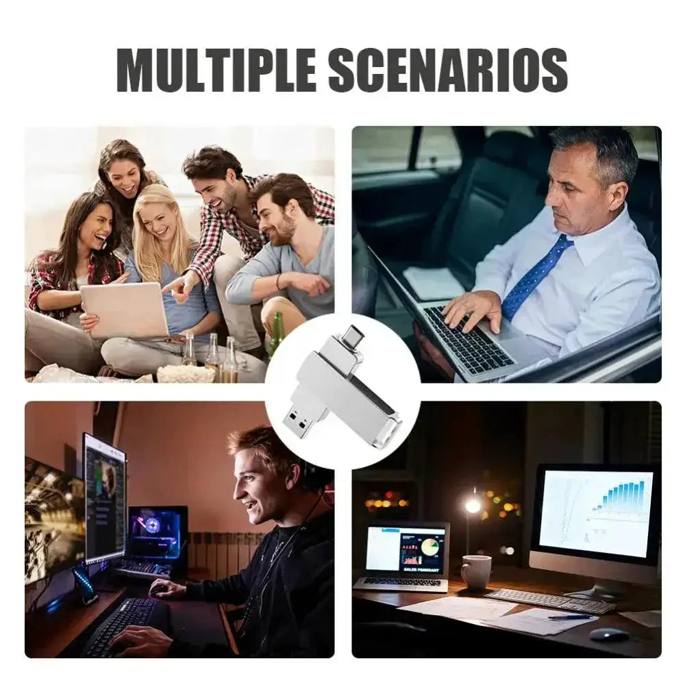 Type C Metal Pendrive Ultra Fast Data Transfer Solution