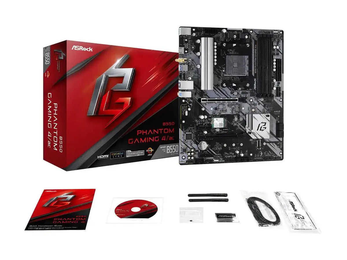 ASRock Phantom Gaming ATX AMD Motherboard — product view 7