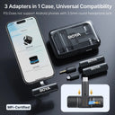 Boya Boyalink 2 Lavalier Microphone System For IPhone Android Cameras Stream Pro