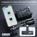 Boya Boyalink 2 Lavalier Microphone System For IPhone Android Cameras Stream Pro