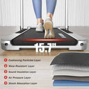 Portable 2 In 1 Incline Walking Treadmill With Gesture Control