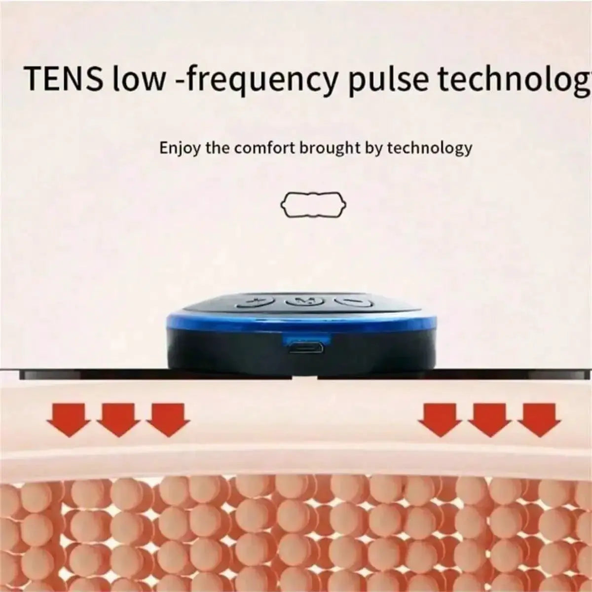 Neck Massager With LCD Display EMS Electric Cervical Patch
