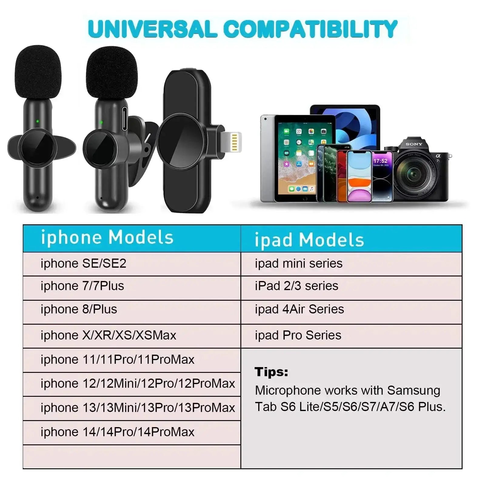 Professional Wireless Lavalier Microphone for Audio Quality