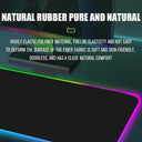 Luminous RGB Gaming Mouse Pad with LED Lights for Setup