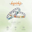 Hapiship 2024 New Fashion Charm Links 9mm Women Jewelry