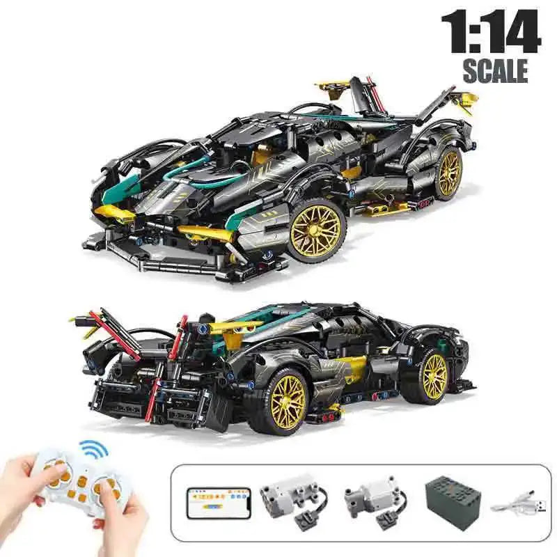 Build and Race Lamborghini V12 RC Car Kit for Kids Creative