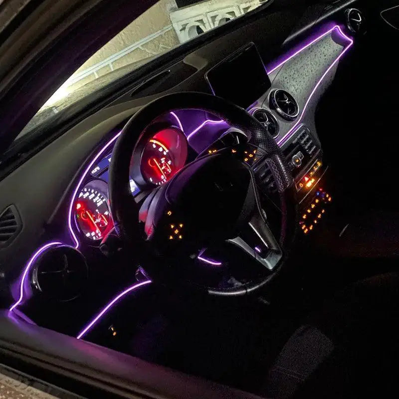 Car Interior Ambient LED Strip Lights USB Powered Decoration