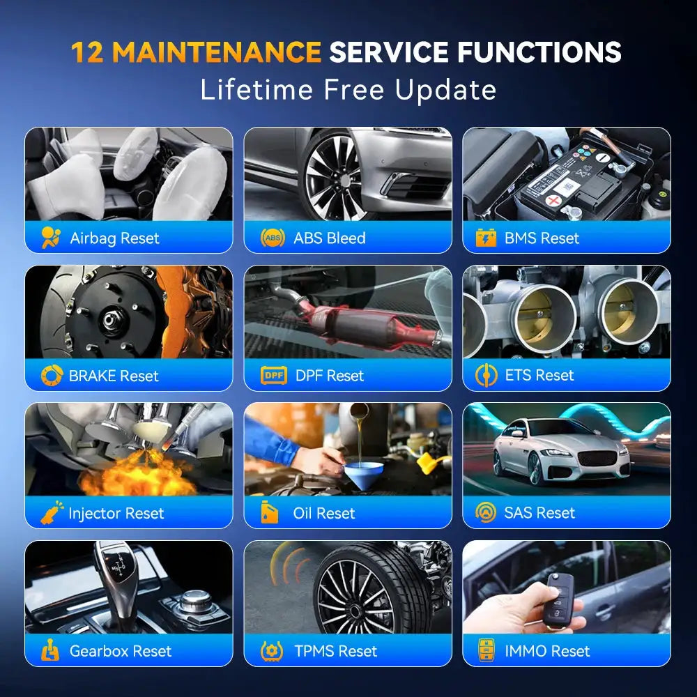 THINKCAR THINKSCAN 662 CAN FD OBD2 Diagnostic Tool ECM/Transmission/ABS/SRS Diagnosis Scanner 12 Reset Lifetime Free Update
