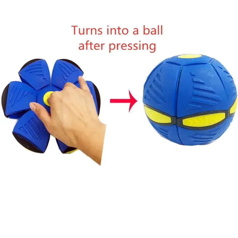 Kids Flat Throw UFO Disc Ball Outdoor Flying Toy Gift