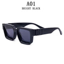 Unisex Luxury Retro Square Sunglasses with UV400 Protection
