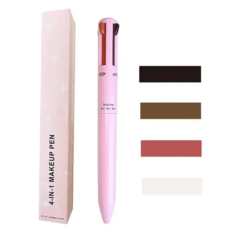4 In 1 Eyebrow Pencil Lip Liner Highlighter Pen For Everyday