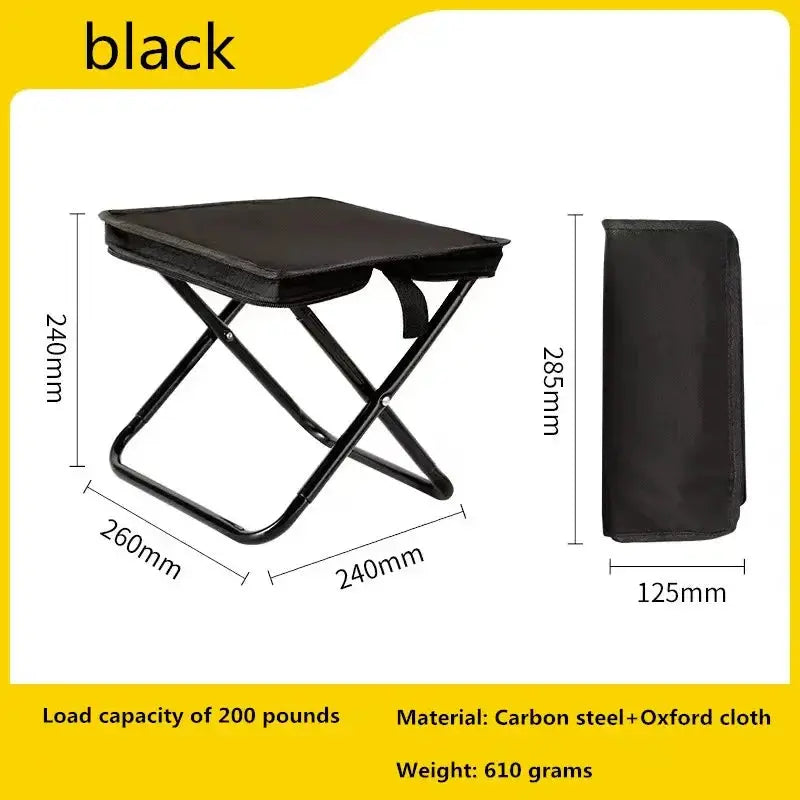 Folding Chair Portable Multifunctional Outdoor Camping Stool - OurLum.com