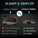 Metal Wallet for Men Ergonomics Design Money Clip Wallet