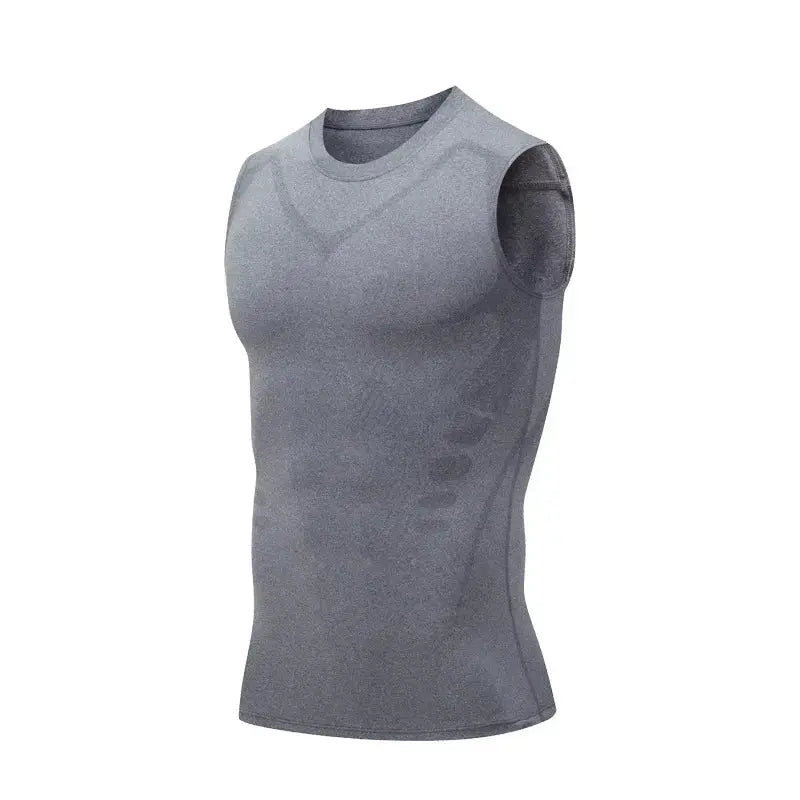 Men Quick Dry Compression Vest for Fitness Activities