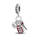 Silver Plated Charm Graduation Books