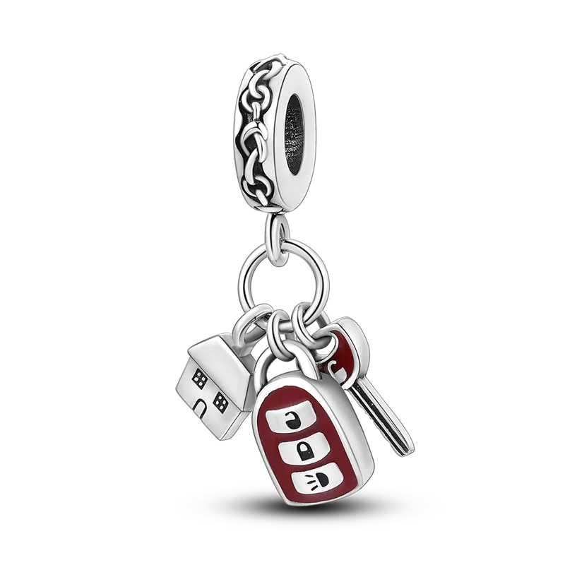 Silver Plated Charm Graduation Books