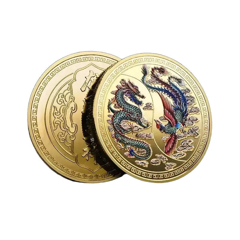 Dragon Phoenix Commemorative Coin — product view 1