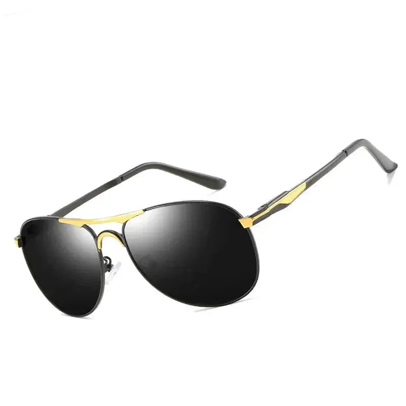 Stylish UV400 Polarized Metal Pilot Sunglasses Unisex
