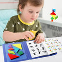 Educational Tangram Puzzle Book for Kids