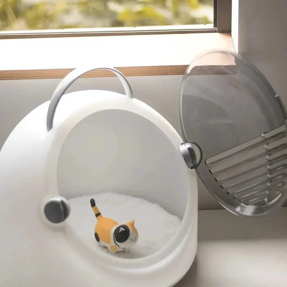 CosmoPaw Astronaut Cat Carrier Breathable Double Door Design