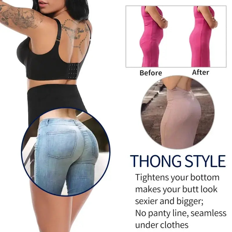 High Waist Thong Shaper Tummy Control And Comfort Support