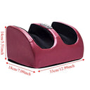 Comfortable Electric Foot Massager Infrared Heating Electric Heating Kneading Massager Roller Design Deep Kneading for 24W/12V