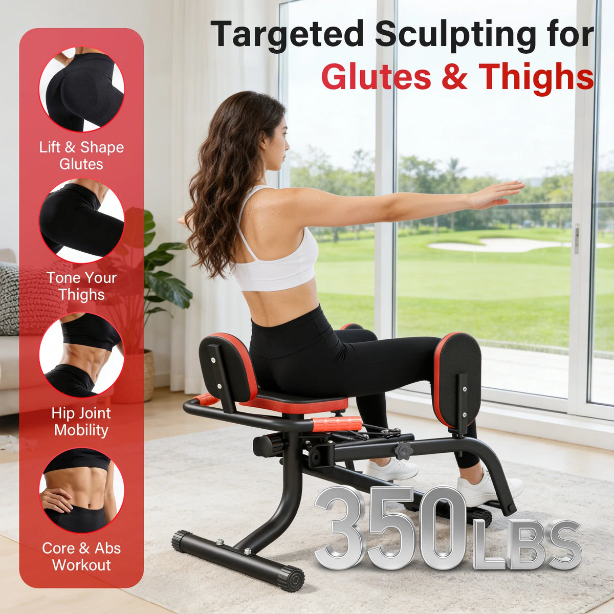 Home Hip Thigh Exercise Equipment Trainer Leg Abduction Machine — product view 3