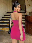 Sleek Nightlife Dress for Women Backless