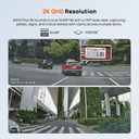 2K Dash Cam for Safer Night Driving