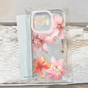 Pink Floral Case - Impact Resistant Clearcover