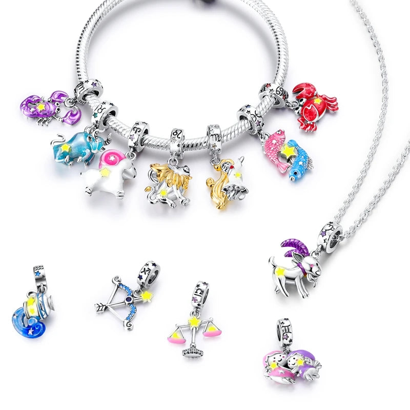 Sterling Silver Leo Libra Twelve