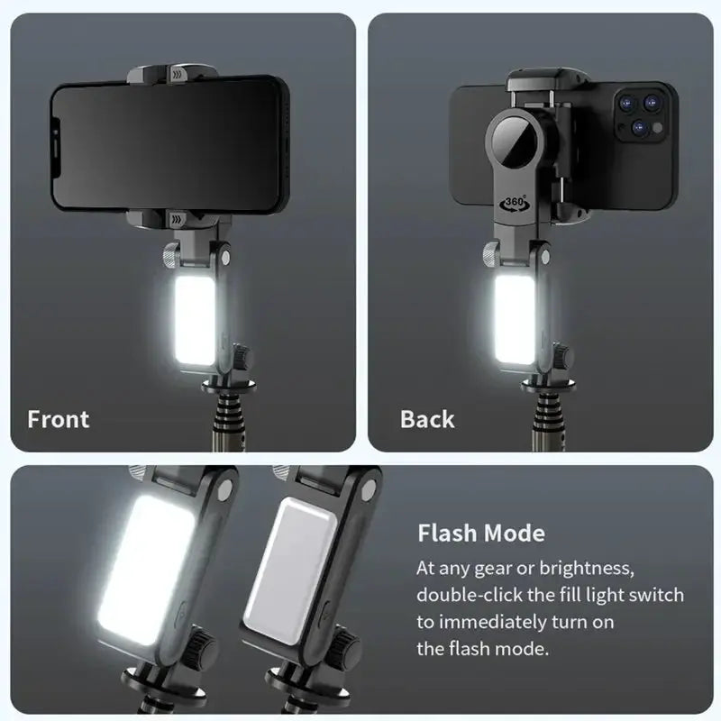 360 Rotation Gimbal Stabilizer With Selfie Stick For IPhone