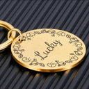 Personalized Engraved Pet ID Tags for Dogs and Cats Stylish Reflective