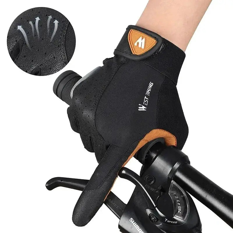 West Biking Full Finger Cycling Gloves Unisex Sports Gloves