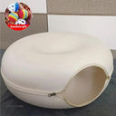Donut Cat Bed Tunnel Interactive Toy for Kittens