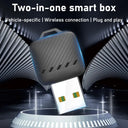 2-In-1 Wireless Android Auto and CarPlay Dongle for Cars With AI Smart Box
