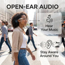 Open-Ear Audio Glasses Adaptive Lens