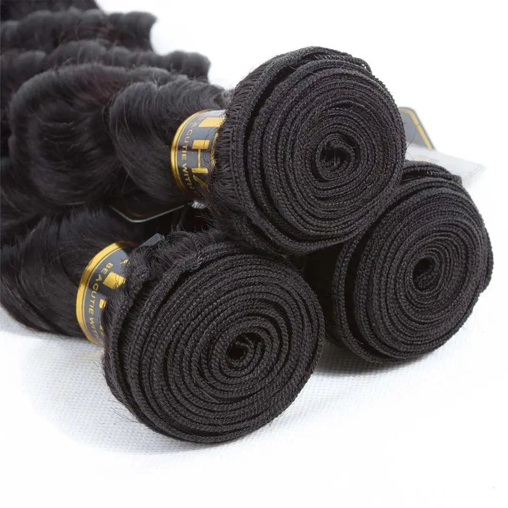 Peruvian Loose Deep Wave Hair Extensions Effortless Volume