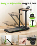 Akluer 3-In-1 Under Desk Treadmill With Adjustable Desk 2.5HP