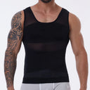 Men Slimming Compression Undershirt Body Shaper Vest 3XL