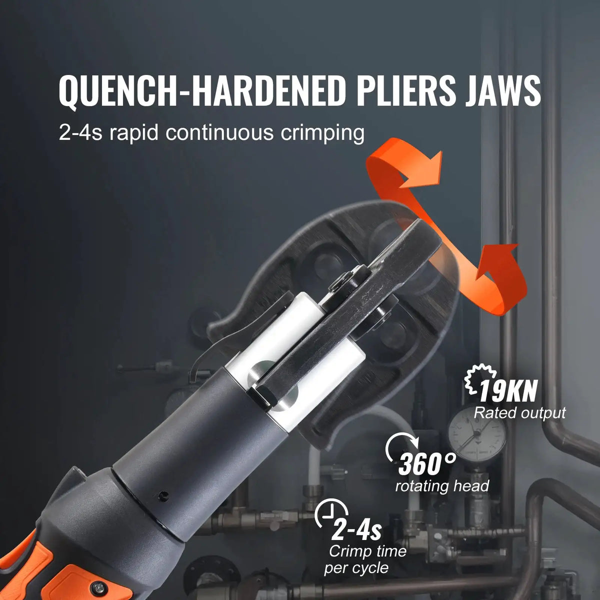 Cordless Electric Pipe Crimping Tool — product image 2