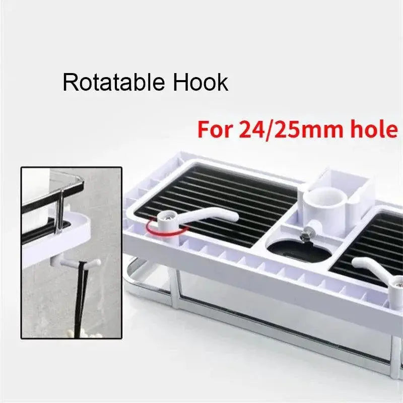 Shower Caddy With Stylish Drainage System For Essentials