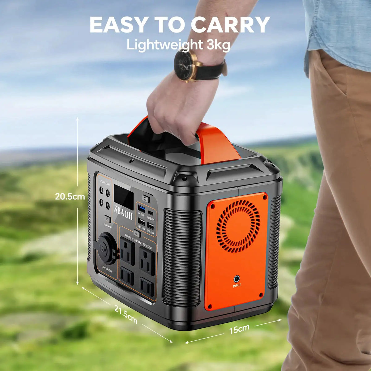 Portable Solar Power Station for Outdoor Use — product view 6