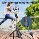 Selfie Stick Tripod - Wireless Remote Extendable