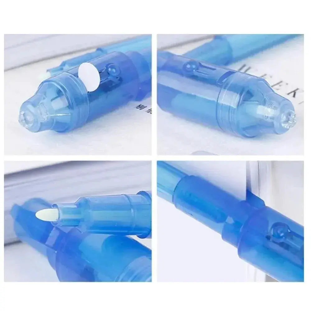 Invisible Ink Spy Pen With UV Light For Secret Messages