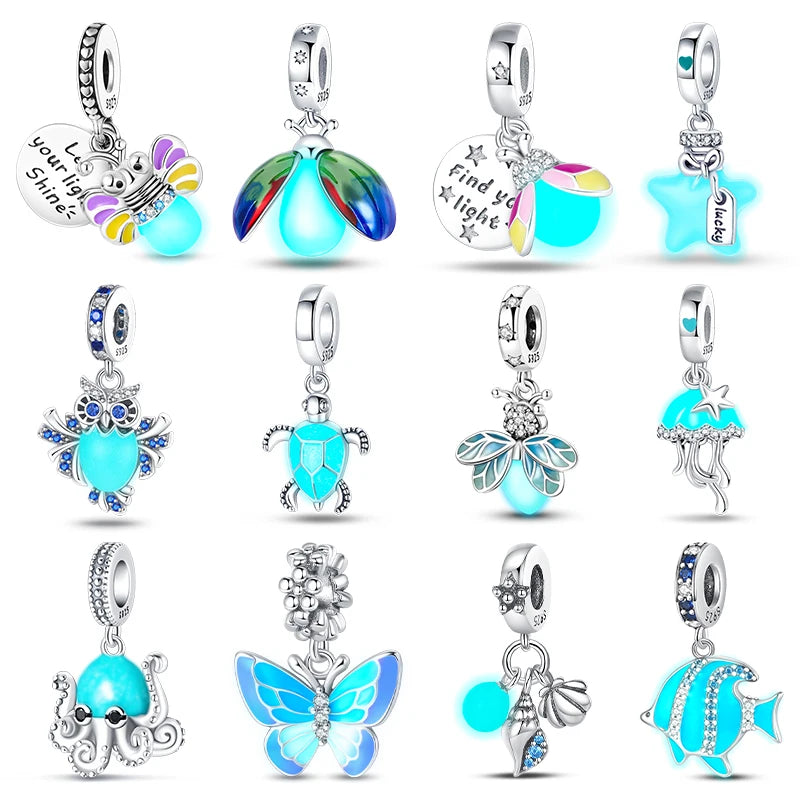 Sterling Silver Glow Dark Firefly