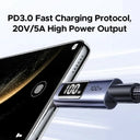 UGREEN USB-C Cable - 100W Digital Power Display