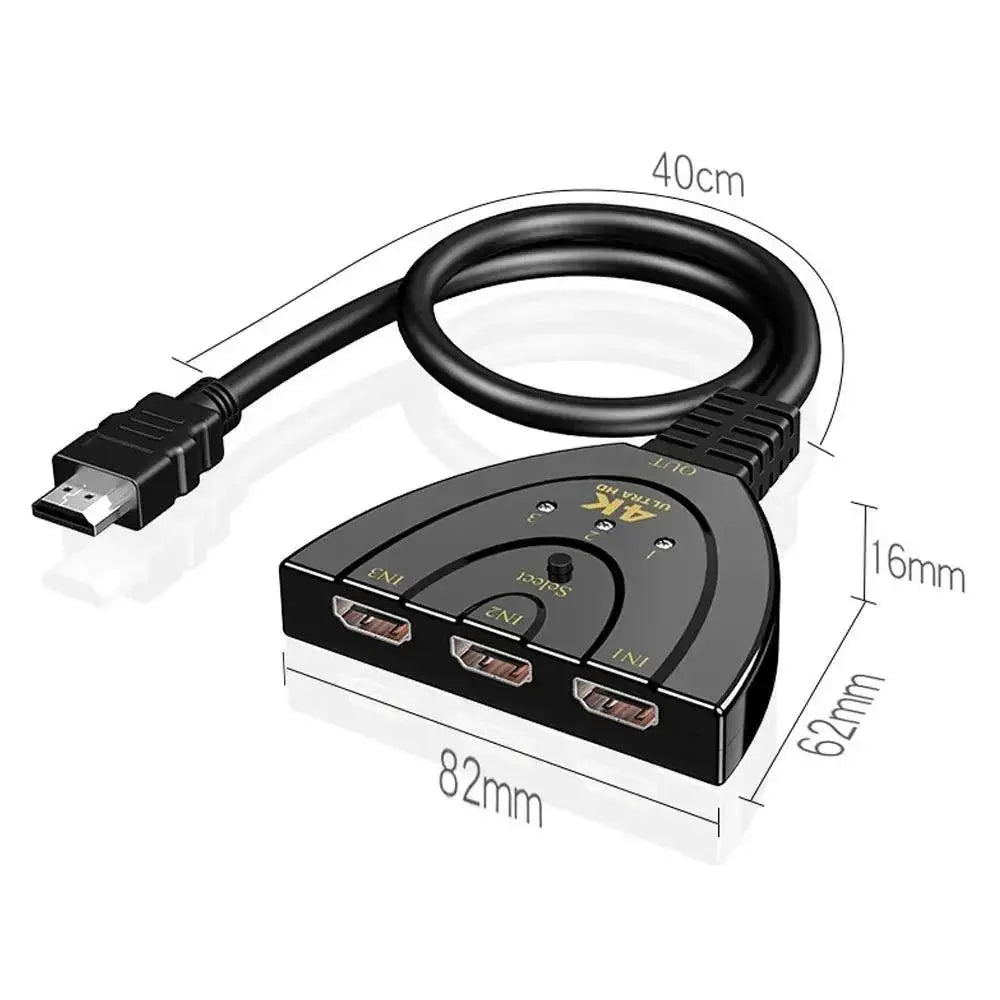 HDMI Switch KVM Splitter 4K 3D Home Hub Device Pro