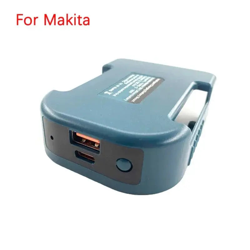 Portable USB Charger for Makita DeWalt Milwaukee Batteries